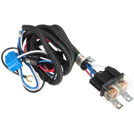 Cableado para relé de faros delanteros H4 de 12 V para coche, casquillo cerámico, intensificador de brillo. (1/5)