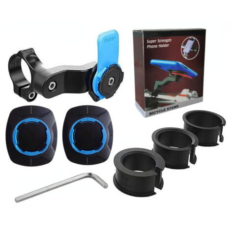 Soporte para teléfono móvil de motocicleta Nowkont Pack-1, compatible con teléfonos de 4,7 a 7,2 pulgadas, soporte antigolpes para smartphone de vehículo, soporte universal giratorio e impermeable de (1/5)