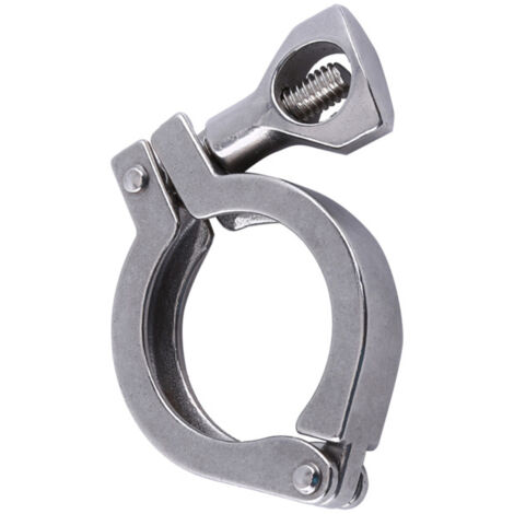 Abrazadera para manguera Tri Clamp Clover de acero inoxidable de alta resistencia de 1,5 pulgadas (casquillo Tri Clamp de 50,5 mm) (1/5)