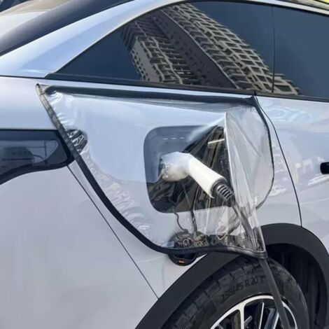 Tapa magnética para enchufe de cargador de vehículo eléctrico, protección contra el agua y las inclemencias del tiempo (invierno, nieve, lluvia), protege eficazmente todos sus dispositivos.