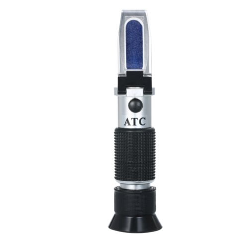 Refractómetro portátil para perros y gatos – Mide densidad de orina (1.000-1.050) y proteínas (0-12 g) – Con ATC (1/5)