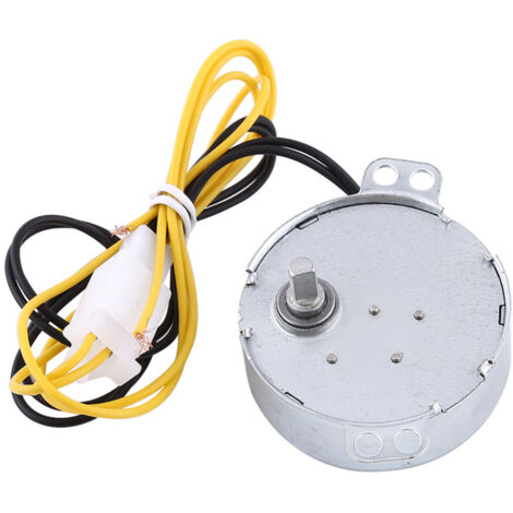 Motor rotatorio para volteo de huevos en sentido horario/antihorario para incubadora con conector (220V)