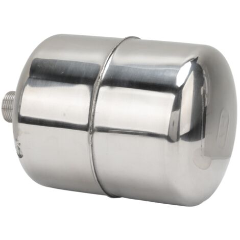 Depósito de presión de acero inoxidable robusto y a prueba de fugas de 2 litros, accesorio para bomba de agua.