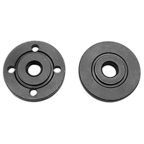 par de tuercas de brida internas y externas para amoladora angular, herramientas de reemplazo de rosca para discos de corte de 20 mm y 22 mm de diámetro. (1/5)