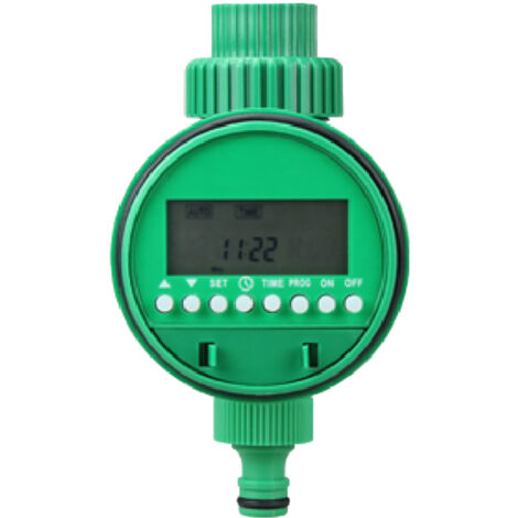 Temporizador de riego programable para grifo de jardín, analógico, electrónico o digital, resistente al agua, compatible con grifos de 3/4" y 1/2", kit de riego automático. (1/5)