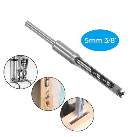 Herramientas para trabajar la madera: broca cuadrada de 9,5 mm, escariador, barrena cuadrada, ojal cuadrado, cincel para mortajas. (1/5)