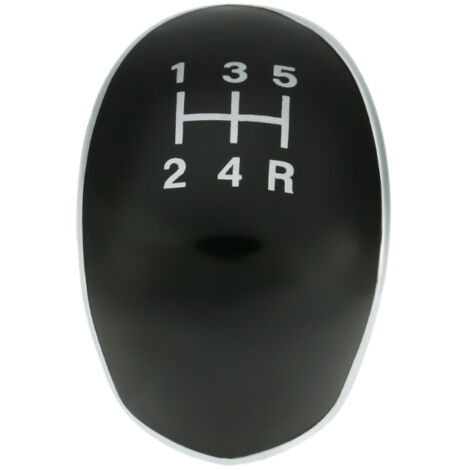 Pomo de palanca de cambios de 5 velocidades: emblema, cubierta e inserto del pomo de repuesto para Ford Fiesta Focus. (1/5)