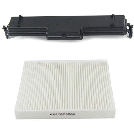 Kit de filtro de aire de cabina de repuesto, filtro de aire acondicionado y puerta de acceso para Dodge Ram 1500 68406048AA (1/5)