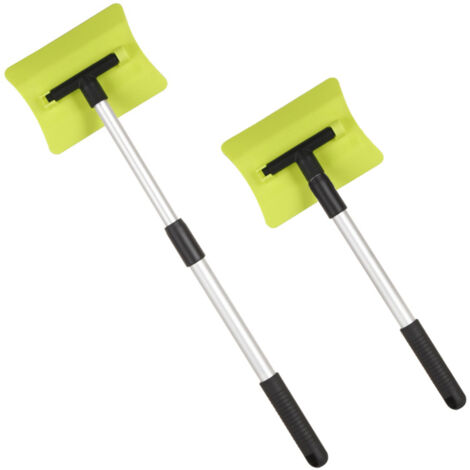 Pala de nieve extensible, rascador de hielo, cepillo giratorio de 180° para coches y todoterrenos, herramienta de limpieza de parabrisas para invierno.