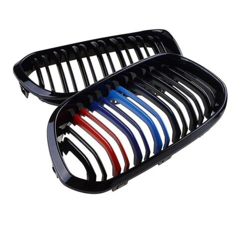 Parrilla de doble línea con forma de riñón para BMW Serie 1 F20 F21 LCI 14-16 (1/5)