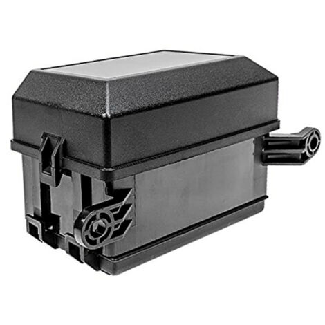 Caja de relés de 12 ranuras, 6 relés, 6 portafusibles ATC/ATO estándar con 41 pines metálicos, universal para aplicaciones automotrices y marinas. (1/5)
