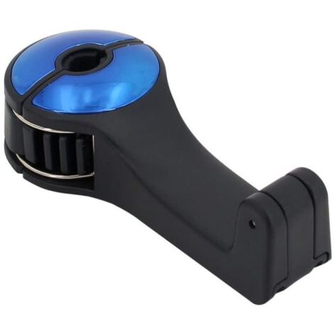 Gancho 2 en 1 para reposacabezas de coche, gancho con bucle de bloqueo oculto e innovador, clip de sujeción automático para soporte de teléfono trasero. (1/5)