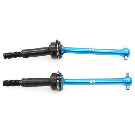 Ejes de transmisión metálicos CVD 53792 (39 mm) para Tamiya TT-01 TT-02 TT01 (1/5)
