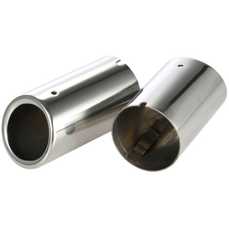 Par de embellecedores de escape de acero inoxidable para VW Golf, Tiguan, Passat, Touran y BMW 325i, 328i. (1/5)