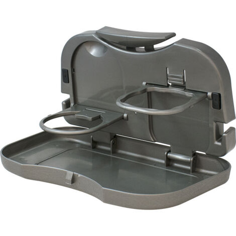 Fiambrera plegable para coche, portavasos, estante trasero, soporte para teléfono, mesa de almacenamiento plegable para coche (1/5)