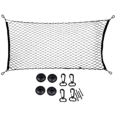 Red universal extensible para maletero, apta para coches, camiones, todoterrenos y otros vehículos. (1/5)