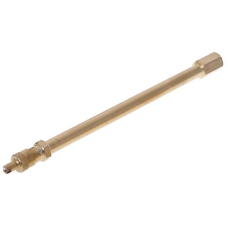 Extensión de válvula de neumático de latón de 140 mm – Para camiones, motocicletas y automóviles, fácil inflado (1/5)