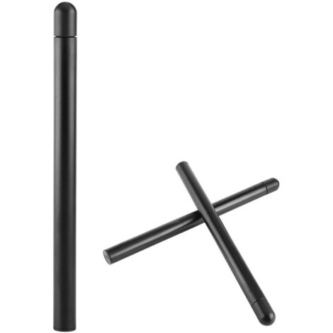 Par de tubos universales de 7/8" (300 mm) para manillar de motocicleta, tipo clip-on, color negro. (1/5)