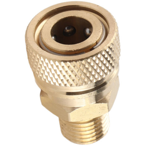 Adaptador para bomba de 40 MPa con conector hembra de cobre de conexión rápida de 8 mm. (1/5)