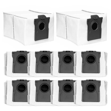 Bolsas desechables para el polvo (10 unidades), color blanco. Compatibles con las aspiradoras robot de las series X50 Ultra/X40 Ultra/X30 Ultra/L10s. (1/5)