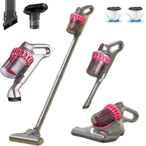 Potente aspiradora de mano inalámbrica (20 kPa) con 4 modos de succión, 30 minutos de autonomía, ligera y ultrasilenciosa, ideal para suelos duros, alfombras de pelo corto y pelo de mascotas.