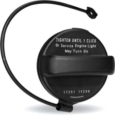 Tapón de llenado del depósito de combustible (para Nissan, 172511VZ0D 172513JA0A, negro) (1/5)