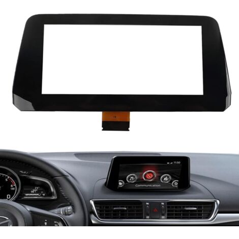 Pantalla táctil de repuesto de 7 pulgadas para Mazda 3 Alexa 2017-2018, compatible con la pantalla de navegación GPS B61A611J0.