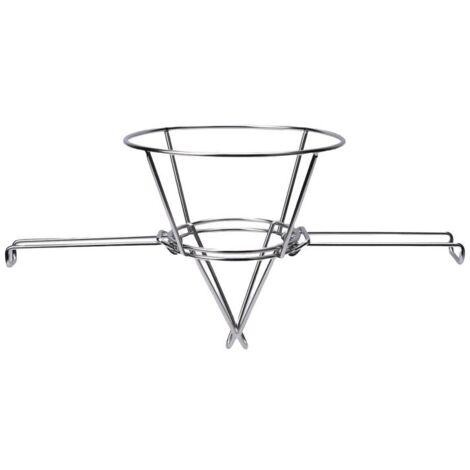 Soporte para filtro de aceite de 25 cm (10 pulgadas), fabricado en acero inoxidable 304, con brazos plegables, ideal para freidoras y jarabe de arce. Colador de aceite de cocina y soporte para filtro (1/5)