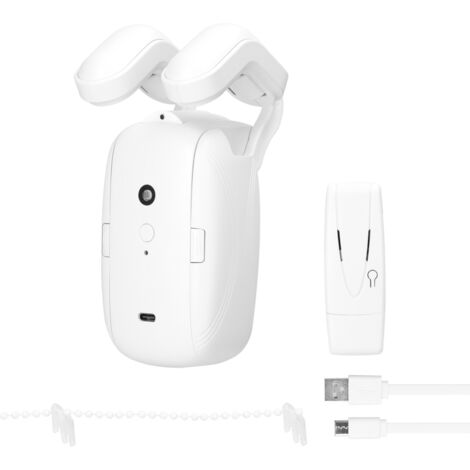 Motor inteligente para cortinas Tuya WiFi, robot eléctrico inalámbrico, control por voz de Google, batería de 4000 mAh, aplicación con temporizador y sensor de luz. (1/5)