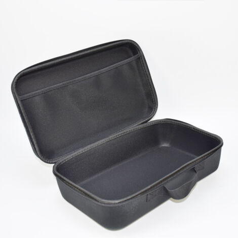 Bolsa de herramientas multifuncional de 38×22×12 cm, estuche para taladro y amoladora, tejido Oxford compuesto de EVA, doble compartimento + bolsa de malla. (1/5)