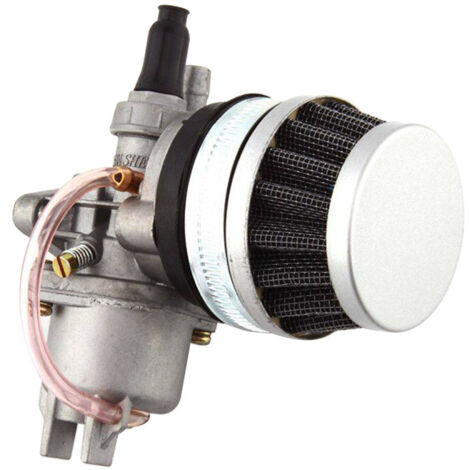 Carburador con filtro de aire y filtro de combustible de repuesto para minimotos, quads y scooters con motores de 47 cc/49 cc. (1/5)