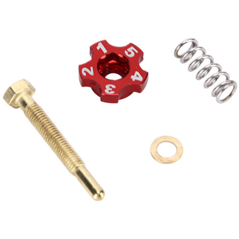 Tornillo de ajuste de ralentí de la mezcla aire-combustible para carburador de motocicleta de 21-34 mm, compatible con Keihin PWK. (1/5)