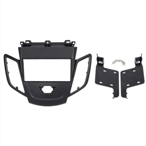 Kit de garniture de montage de tableau de bord pour radio double DIN Fiesta 2008-2017, cadre noir, GPS (1/4)