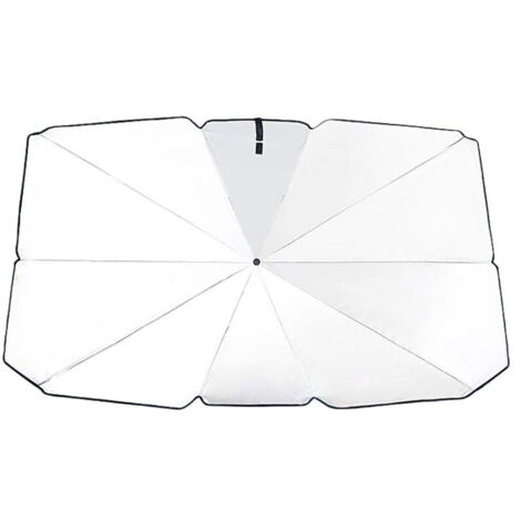 Parapluie Pare-Soleil Pliable pour Pare-Brise de Voiture – Matériau réfléchissant 99 de Protection Solaire Parapluie Pare-Soleil – 14080CM (1/5)