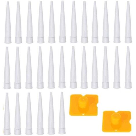 Lot de 32 outils de finition pour mastic - Buses de rechange - Outils de finition pour cuisine et salle de bain (1/4)