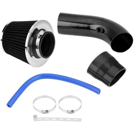 76mm 3 "filtre d'admission d'air froid universel pour voiture + kit de tuyau d'induction d'alumimum (1/3)