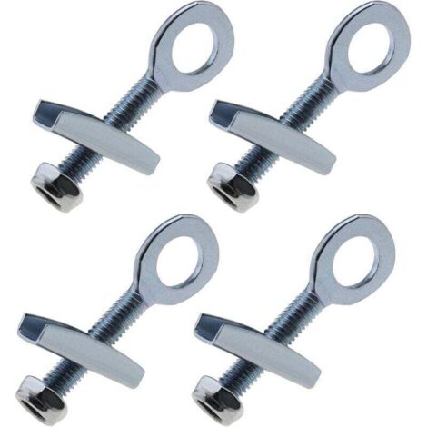 4pcs Tendeur d'essieu Roue à Chaîne 10mm Réglable avec Vis pour Vélo Electrombile (1/4)