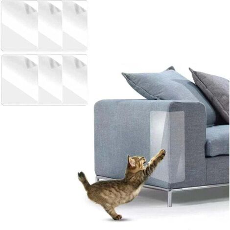 Protecteur de Rayure de Chat, 6 Pièces Protecteur de Meubles,40 x 15 cm Protection canape Chat, Protection Anti-Griffures, Protections Anti-Rayures pour Meubles Canapé Table Porte (1/4)