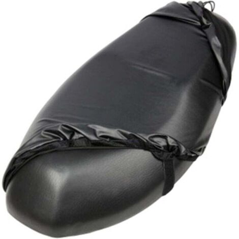 Housse de Selle Moto Imperméable Antidérapante et Anti-Rayures,Capuchon Universel de Protection de siège de Protection Solaire de Moto imperméable et Anti-poussière,L (1/4)