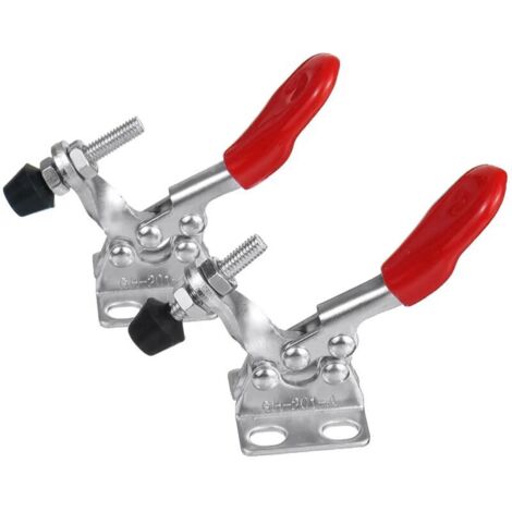 2 pièces GH-201-A outillage pour le travail du bois positionnement outil manuel à dégagement rapide 27 kg capacité de serrage (1/5)