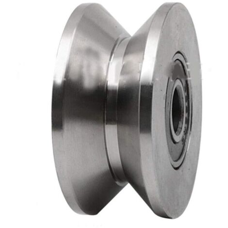 Vtizikl Roue de porte robuste en acier inoxydable 304 - 2,7" (1/3)