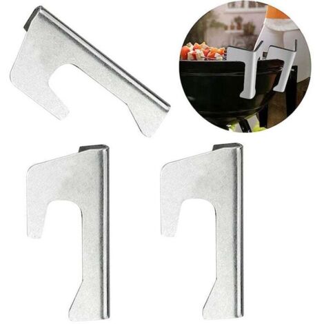 Lot de 3 entretoises universelles en acier inoxydable pour barbecue (1/4)