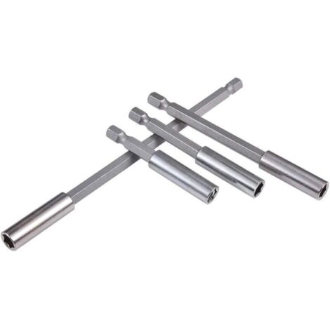 Lot de 4 rallonges magnétiques pour porte-perceuse 2-4"-6", 1/4 ± Tige hexagonale robuste à changement rapide (1/5)