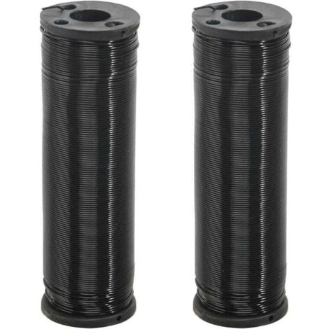 200 m Fil de Fer pour Fleurs 0,67 mm Fil d'emballage Fil Floral Galvanisé Fil de Fer Fleuriste Fil de Fer Recuit Fil de Jardin Noir pour Attacher des Fleurs et des Plantes (100 m/Rouleau) (1/4)
