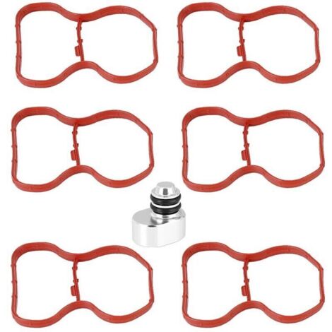 Kit de suppression,Akozon Bouchon de frein en caoutchouc Joint Admission + Bouchon Clapet pour N57 N57S E9 E91 E92 E93 F7 F1 F11 (1/4)