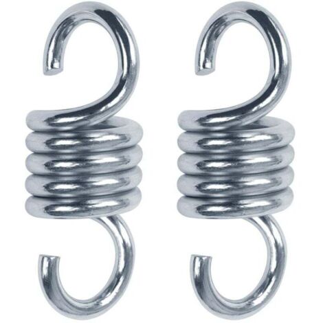 2 pièces Crochets de Suspension 317,5 Kilogram Poids Ressort de Hamac Supporté Chaise à Ressort pour Chaises de Porche Balançoires à Suspendre (1/4)