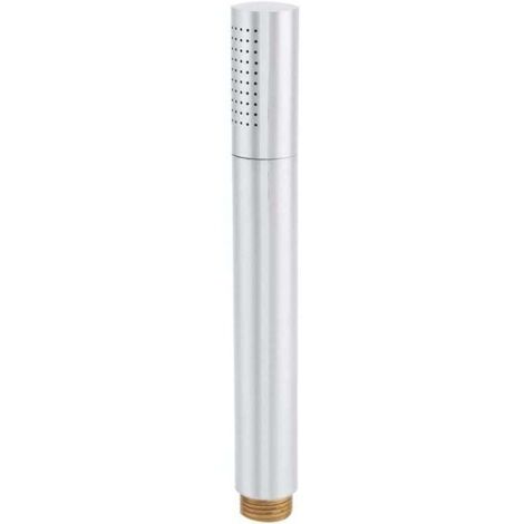 Pommeau de Douche à Main, Matériau en Cuivre, Poli, Prise Confortable, Détachable, Réutilisable, Filetage G 1/2, 19,2 2,4 2,4 Cm, pour Salle de Bain (1/4)