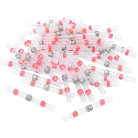 Ensemble de connecteurs de fils à souder thermorétractables étanches SST-S21, 50 pièces (1/4)