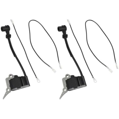 Lot de 2 bobines d'allumage pour tronçonneuse 2500 25 cm³ (1/4)