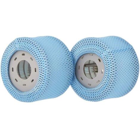 Lot de 2 cartouches filtrantes de rechange pour jacuzzi 90 plis Blanc Taille unique (1/4)